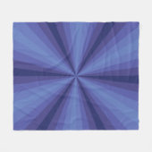 Optische Illusion Blaues Vlies-Decken Fleecedecke (Vorderseite (Horizontal))