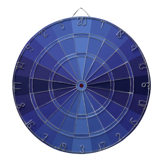 optische Illusion Blue Dart Board Dartscheibe (vorne)