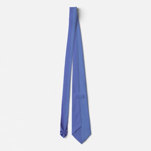 Optische Illusion Blue Men's Neck Tie Krawatte (Rückseite)