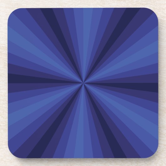 optische Illusion Blue Square Untersetzer (Vorderseite)