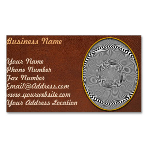 Optische Illusion - Die Hypnose wurde einfach gema Magnetische Visitenkarte