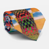 Optische Illusion - die Krawatte der Männer durch (Gerollt)