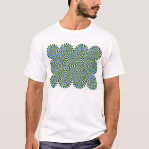 Optische Illusion dreht T - Shirt