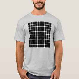 optische Illusion eines Rasters T-Shirt
