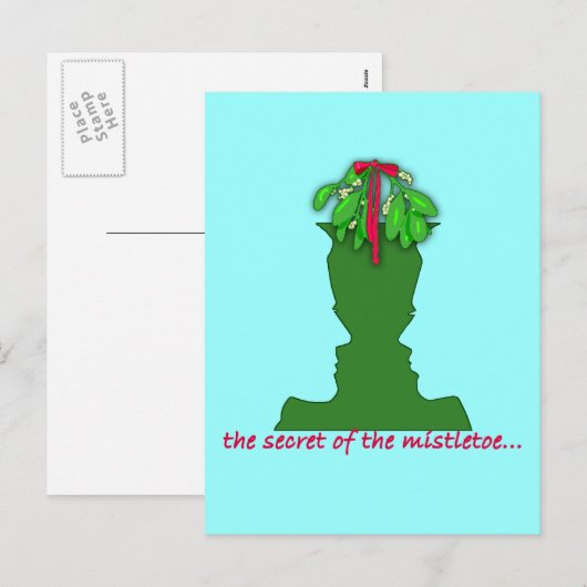 Optische Illusion Feiertagspostkarte (Vorne/Hinten)