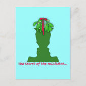 Optische Illusion Feiertagspostkarte (Vorderseite)