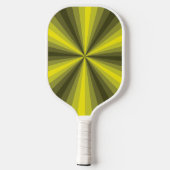 Optische Illusion gelb Pickleball Schläger (Rückseite)