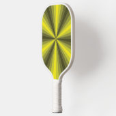 Optische Illusion gelb Pickleball Schläger (Links)