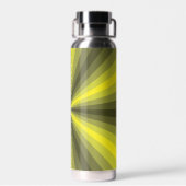 Optische Illusion gelb Trinkflasche (Rückseite)
