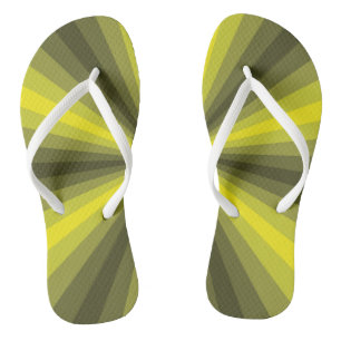Optische Illusion Gelbe Flip Flops Badesandalen