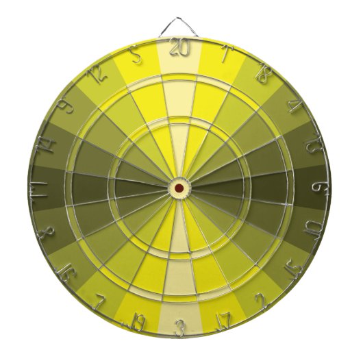 Optische Illusion-Gelbe Karte Dartscheibe (vorne)