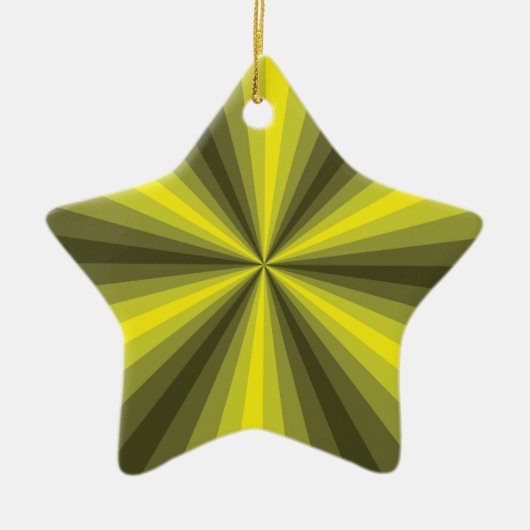 Optische Illusion Gelbe Ornament (Vorne)