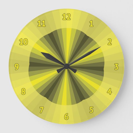 Optische Illusion Gelbe Uhr (Vorderseite)