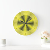 Optische Illusion Gelbe Uhr (Zuhause)