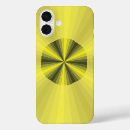 Optische Illusion Gelber Fall Case-Mate iPhone Hülle (Rückseite)