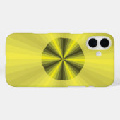 Optische Illusion Gelber Fall Case-Mate iPhone Hülle (Rückseite (Horizontal))