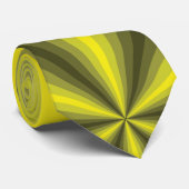 Optische Illusion Gelber Männerhintergrund Krawatte (Gerollt)