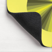 Optische Illusion Gelber Mousepad (Ecke)