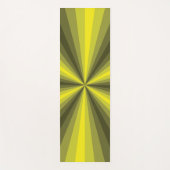 Optische Illusion Gelber Yogamat Yogamatte (Vorderseite)