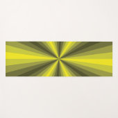 Optische Illusion Gelber Yogamat Yogamatte (Vorderseite (Horizontal))