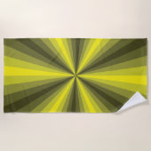 Optische Illusion Gelbes Badetuch (Vorderseite)