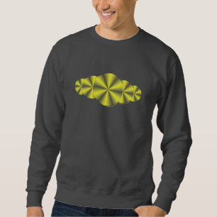 Optische Illusion Gelbes dunkles Shirt der Männer