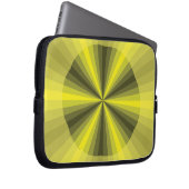 Optische Illusion Gelbes Notebook-Gehäuse Laptopschutzhülle (Vorne Rechts)