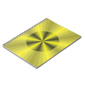 Optische Illusion Gelbes Notebook Notizblock (Linke Seite)