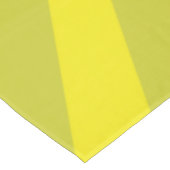 Optische Illusion Gelbes Tablett Tischdecke (Schrägansicht)