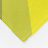 Optische Illusion Gelbes Vlies-Decken Fleecedecke (Ecke)