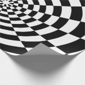 Optische Illusion Geodätisches Muster Geschenkpapier (Ecke)