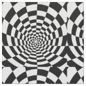 Optische Illusion Geodätisches Muster Stoff (Nahaufnahme)