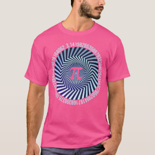 Optische Illusion Geometrie Pi Day Math Geek Nerd  T-Shirt