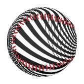 Optische Illusion Geometrische Art Hypnotic Game B Baseball (Vorderseite Links)