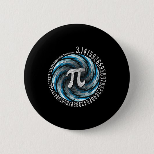 Optische Illusion Geometry Pi Math Science Stem 3. Button (Vorderseite)