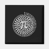 Optische Illusion Geometry Pi Math Science Stem 3. Magnet (Vorne)