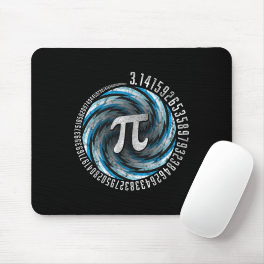 Optische Illusion Geometry Pi Math Science Stem 3. Mousepad (Mit Mouse)