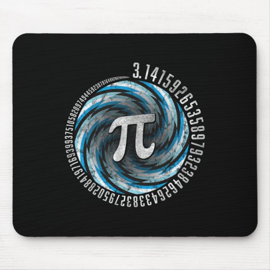 Optische Illusion Geometry Pi Math Science Stem 3. Mousepad (Vorne)