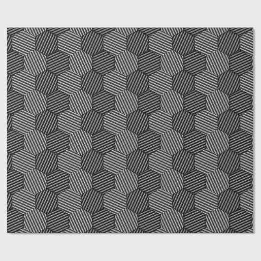 optische Illusion Geschenkpapier (Flach)