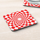 OPTISCHE ILLUSION GETRÄNKEUNTERSETZER (Linke Seite)