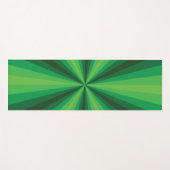 Optische Illusion Green Yoga Mat Yogamatte (Vorderseite (Horizontal))