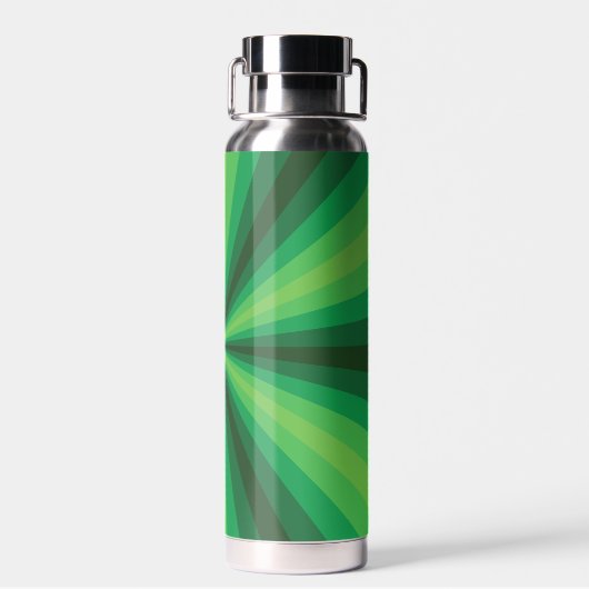 Optische Illusion grün Trinkflasche (Rückseite)