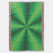 Optische Illusion Grüne Keule Decke (Vorderseite Vertikal)
