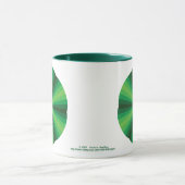 Optische Illusion Grüne Tasse (Zentrum)