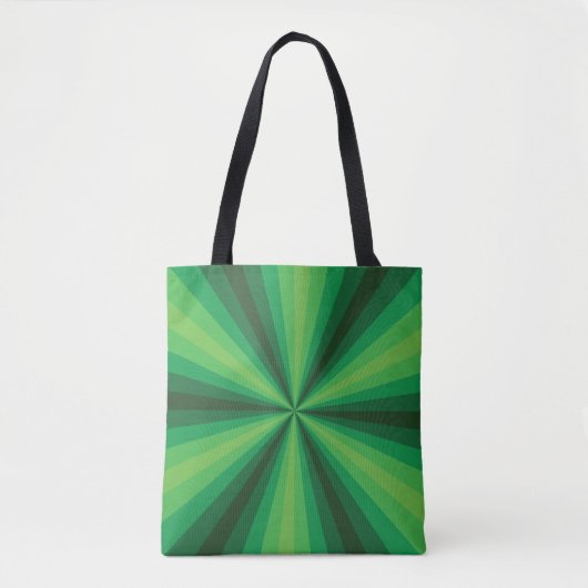 Optische Illusion Grüne Universaltasche Tasche (Vorderseite)