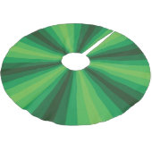 Optische Illusion Grüner Baumrock Polyester Weihnachtsbaumdecke (Schrägansicht)