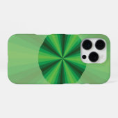 Optische Illusion Grüner Fall iPhone Hülle (Rückseite (Horizontal))
