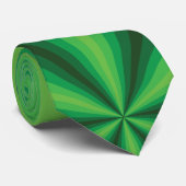 Optische Illusion Grüner Männergeflecht Krawatte (Gerollt)