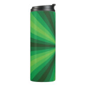 Optische Illusion Grüner Wärmespeicher Thermosbecher (Nach links gedreht)