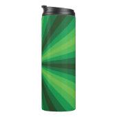 Optische Illusion Grüner Wärmespeicher Thermosbecher (Nach rechts gedreht)